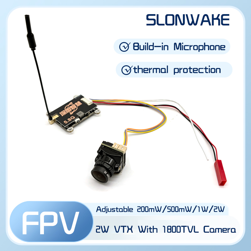 Fpv Camera - SLONWAKE 5.8G 56CH 2W transmitter VTX