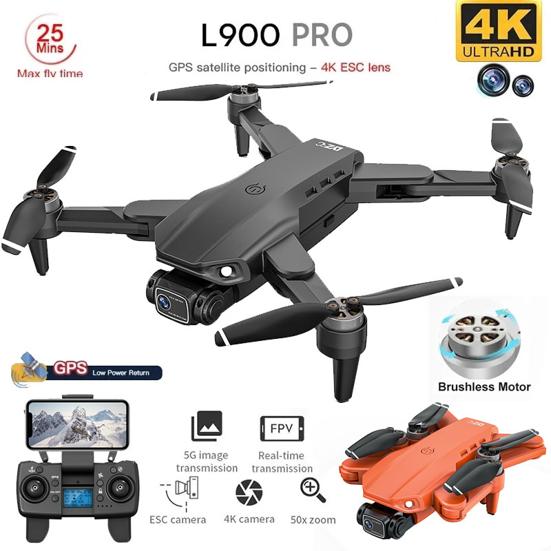 Brushed Drone Motor - L900 Pro GPS Drone 4K Professional