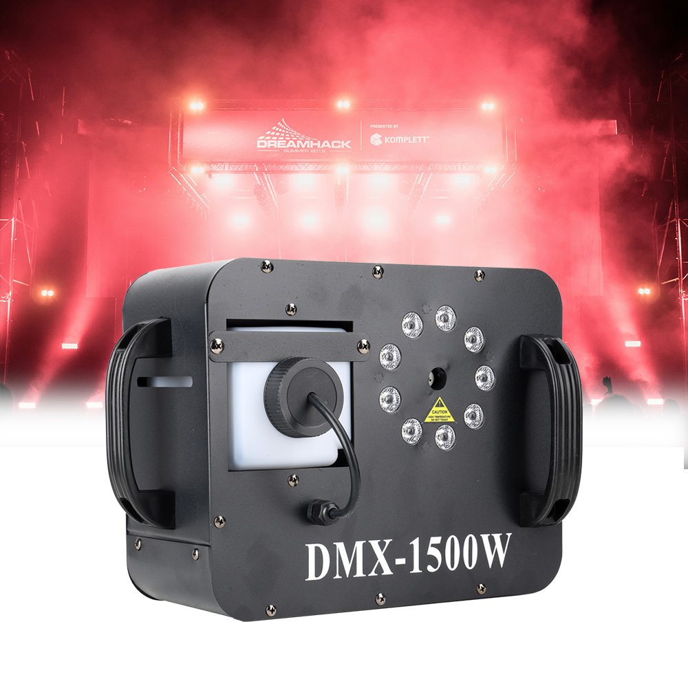 Smoke Stopper - 1500W Fog Smoke Machine RGB 9X3W