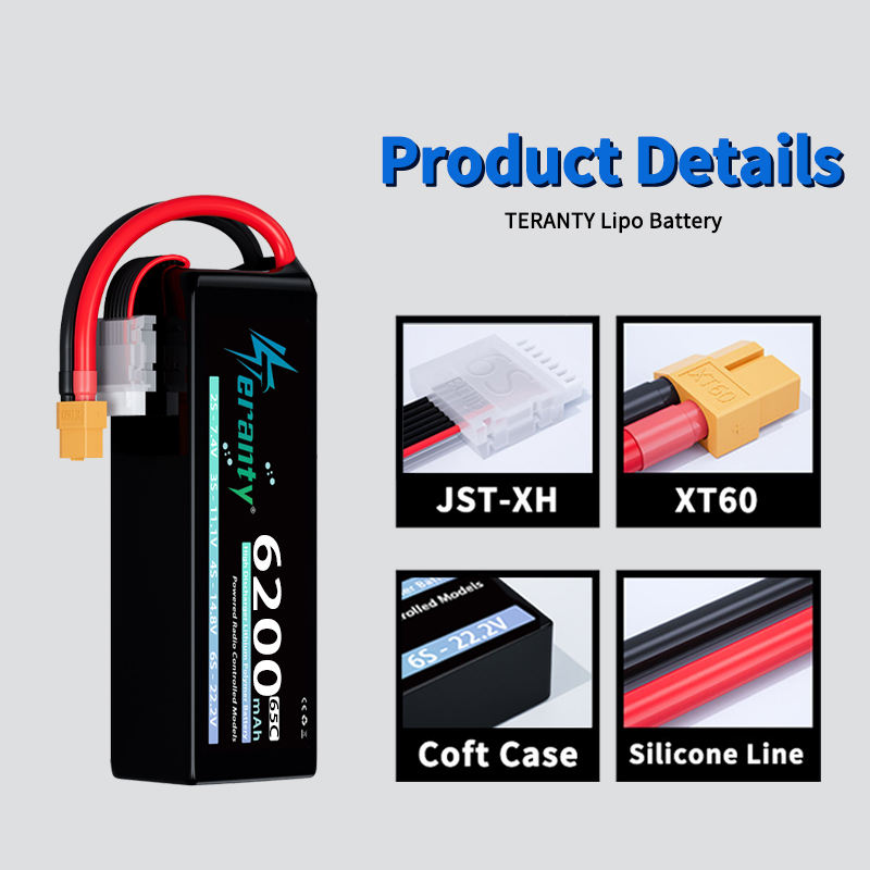 TERANTY 6S 6200mAh Lipo Batter - đánh giá và giá Lipo Battery 6S