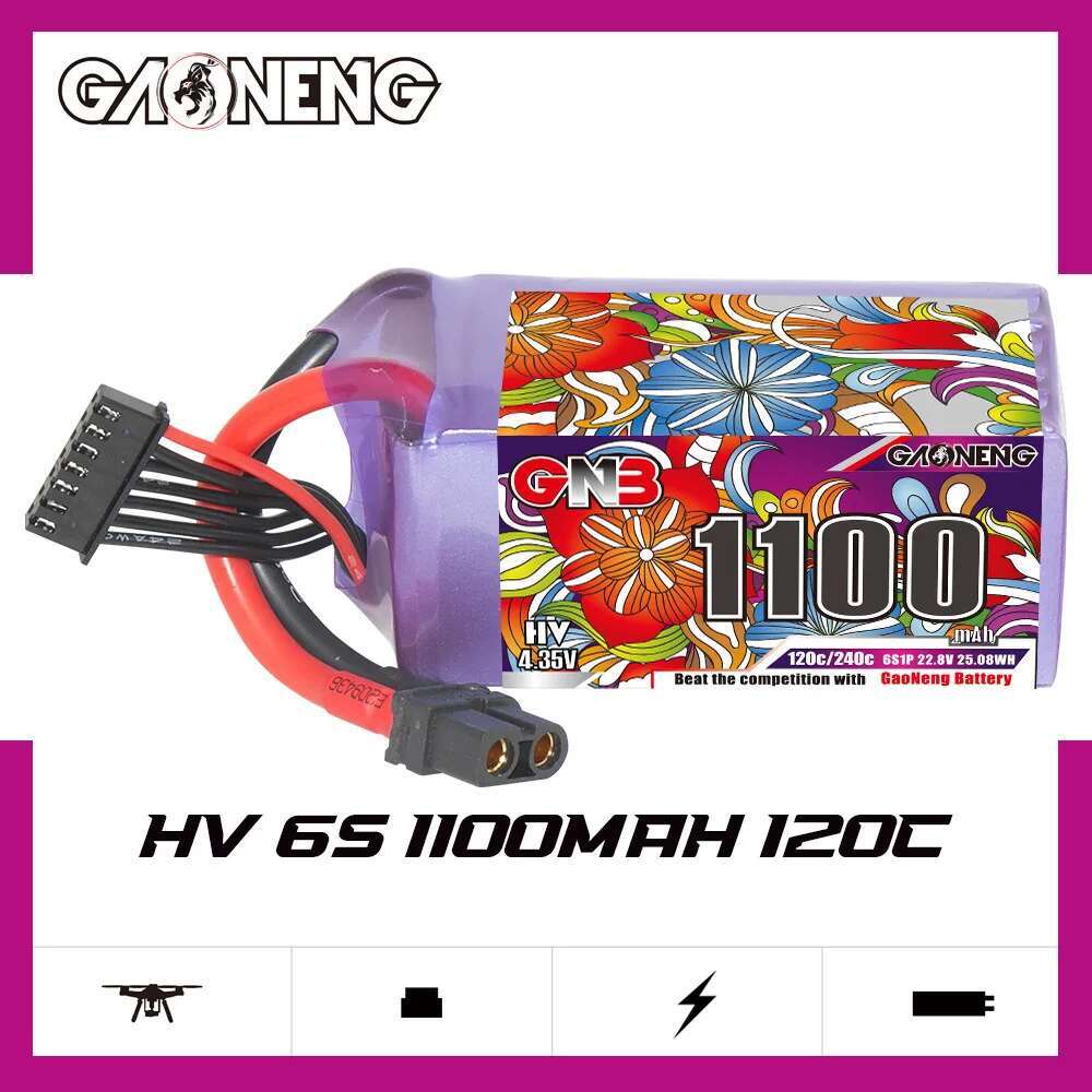 2Pcs GNB 6S Lipo Battery 22.8V - đánh giá và giá Lipo Battery 6S