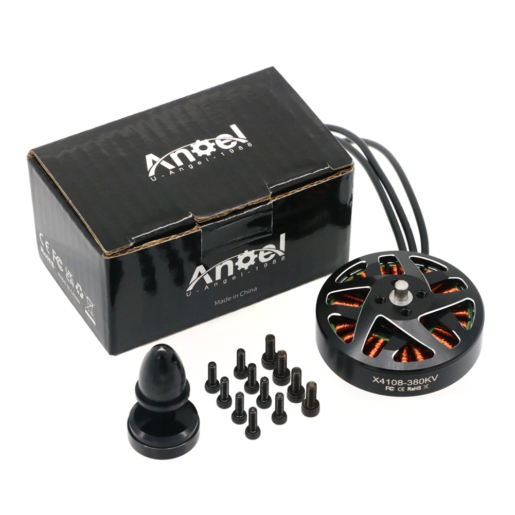 4pcs UAngel 4108 X4108 380KV 6 - đánh giá và giá Brushed Drone Motor
