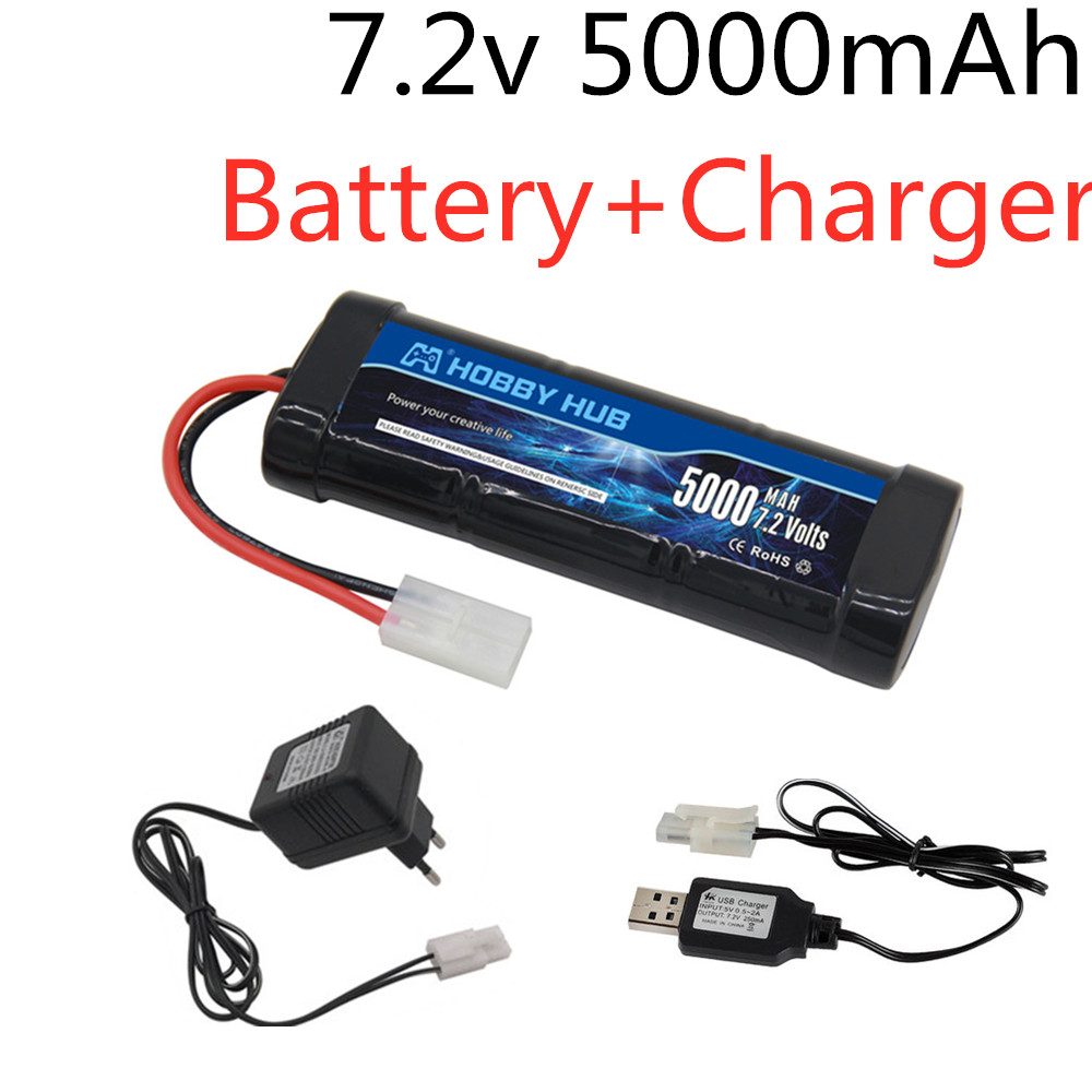 7.2V 5000 MAh Ni-MH Pin Với Sơ - đánh giá và giá Balance Charger Rc