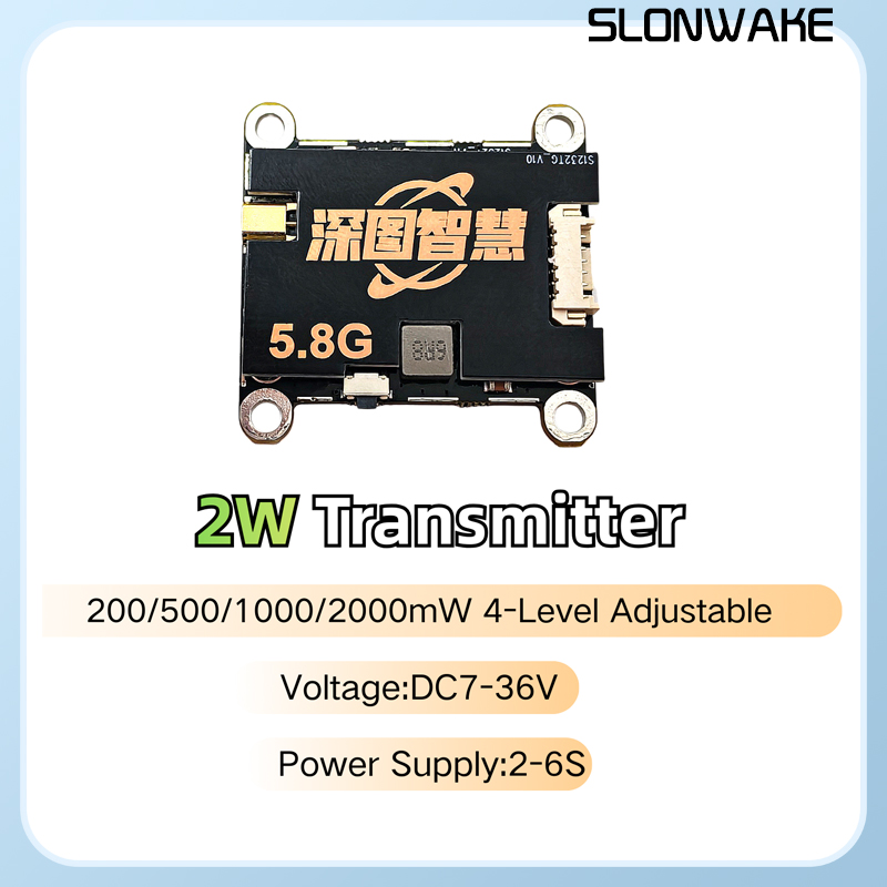 SLONWAKE 5.8G 56CH 2W transmit - đánh giá và giá Fpv Camera