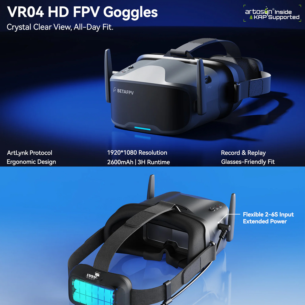 BETAFPV VR04 FPV Goggles HD Pr - đánh giá và giá Fpv Goggles