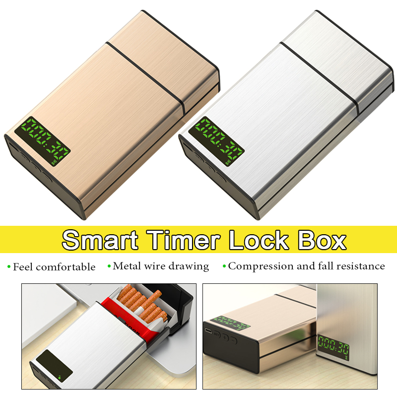 Smart Cigarette Box Aluminum S - đánh giá và giá Smoke Stopper