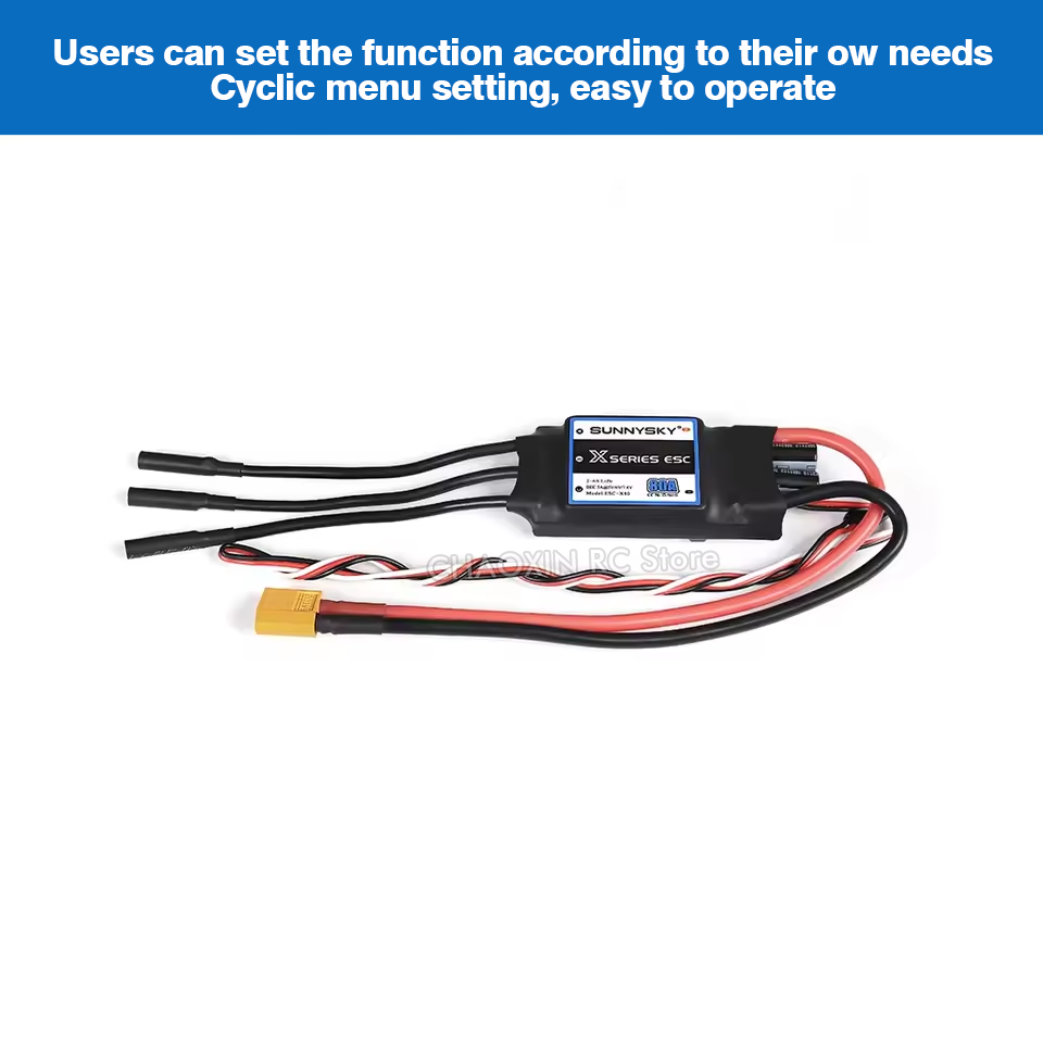 SunnySky X SERIES ESC 80A 2-6S - đánh giá và giá Lipo Battery 6S