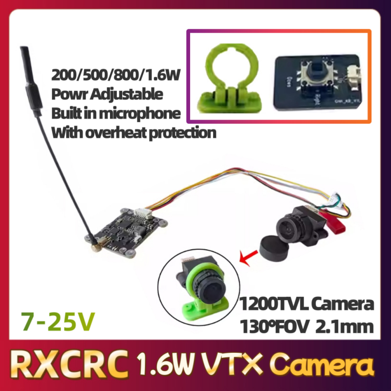 RXCRC 5.8G Module 48CH 1.6W VT - đánh giá và giá Fpv Camera
