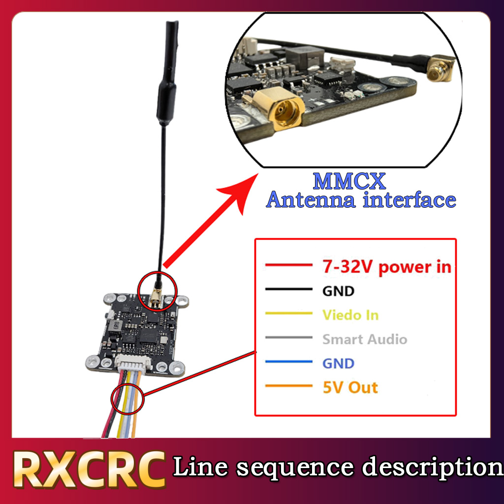 RXCRC 5.8G Module 48CH 1.6W VT - đánh giá và giá Fpv Camera