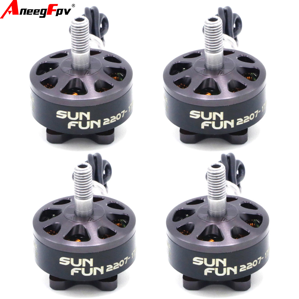 1/4pcs Set Sun Fun 2207 Brushl - đánh giá và giá Brushed Drone Motor