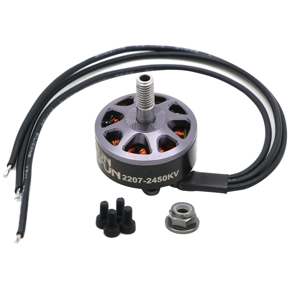 1/4pcs Set Sun Fun 2207 Brushl - đánh giá và giá Brushed Drone Motor
