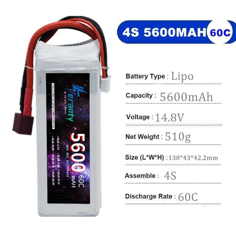 TERANTY 5600MAH 60C 2S 3S 4S 6 - đánh giá và giá Lipo Battery 6S