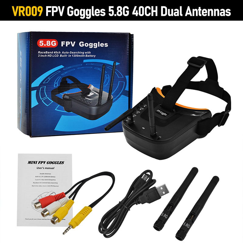 VR009 FPV Goggles 3.0 Inch 480 - đánh giá và giá Fpv Goggles