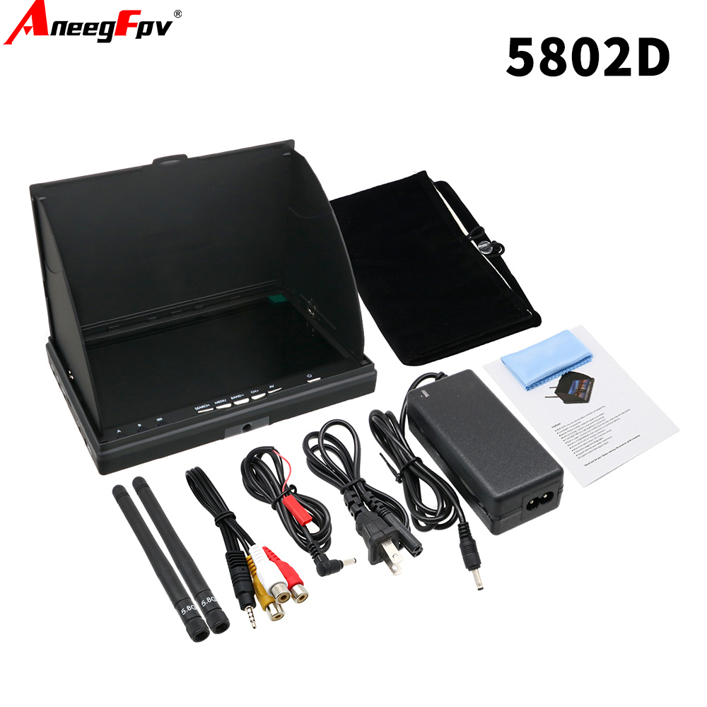 LCD5802D LCD5802S 7 Inch 5.8G  - đánh giá và giá Fpv Goggles
