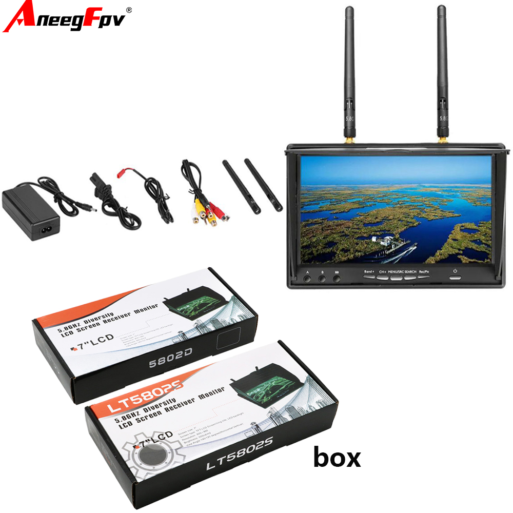 LCD5802D LCD5802S 7 Inch 5.8G  - đánh giá và giá Fpv Goggles
