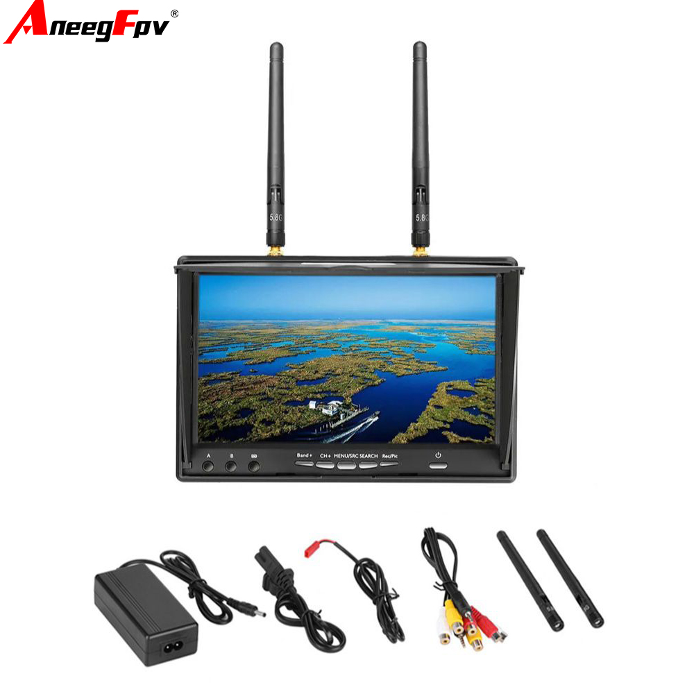 LCD5802D LCD5802S 7 Inch 5.8G  - đánh giá và giá Fpv Goggles
