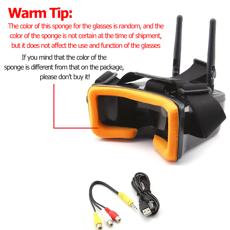 VR009 FPV Video Goggles 3Inch  - đánh giá và giá Fpv Goggles